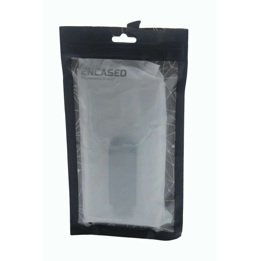 Encased Samsung Galaxy S24 Ultra Clear Case with Black Finger Strap